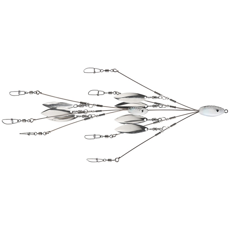 Harvester Rig|Natural Shad|Harvester Rig 7 Hook|Harvester Rig 3 Hook