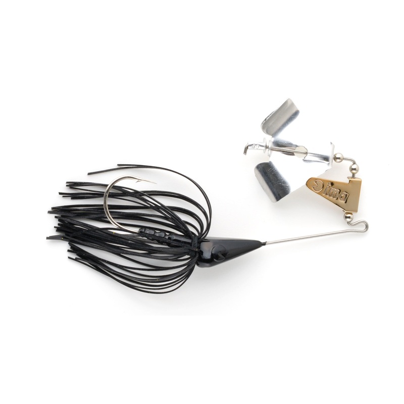 Little Voice Buzzbait|Black|Black Shadow|Bluegill|Chartreuse/White|Muddy Impact|White|Chartreuse|Camo|Hot Red|1/4 oz