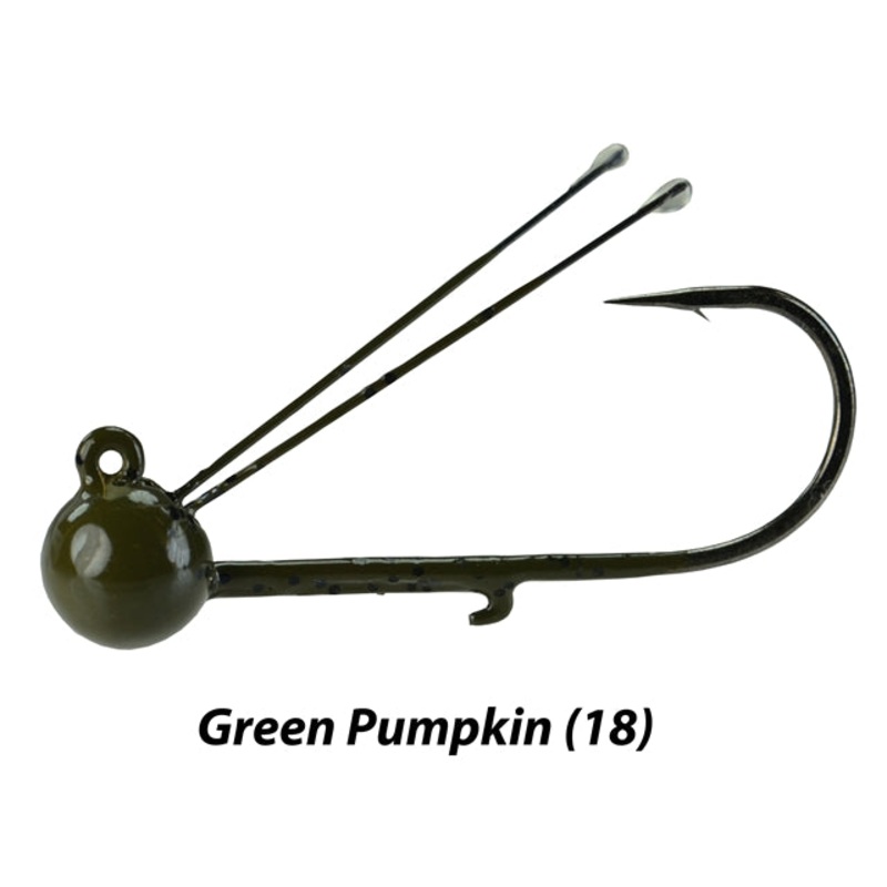 Tungsten Double Wire Weedless Ball Jig Heads