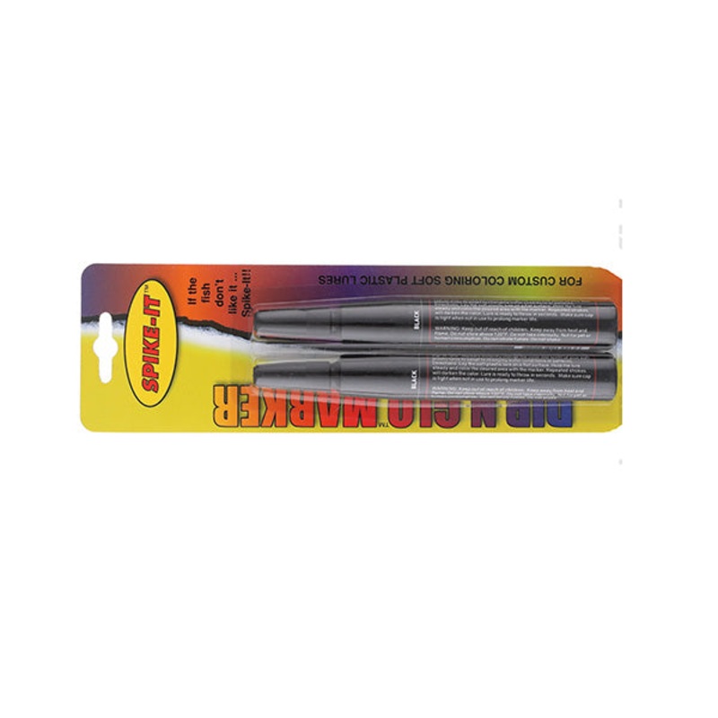 Dip-N-Glo Scented Marker|Black|Chartreuse/Orange|Chartreuse/Red|Hot Pink|Orange|Chartreuse|Blue|Red|Crawfish|Garlic|Gamefish