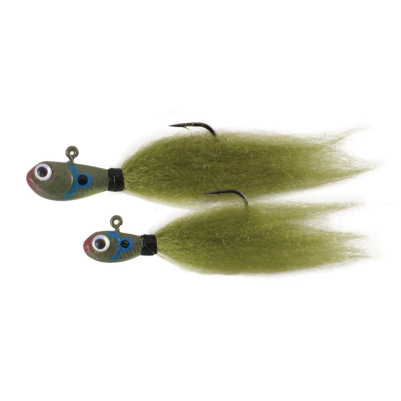 Phat Flies|Baby Bass|Blue Gill|Blue Shad|Chartreuse Ghost|Grey Ghost|Black|1/8oz|1/16oz