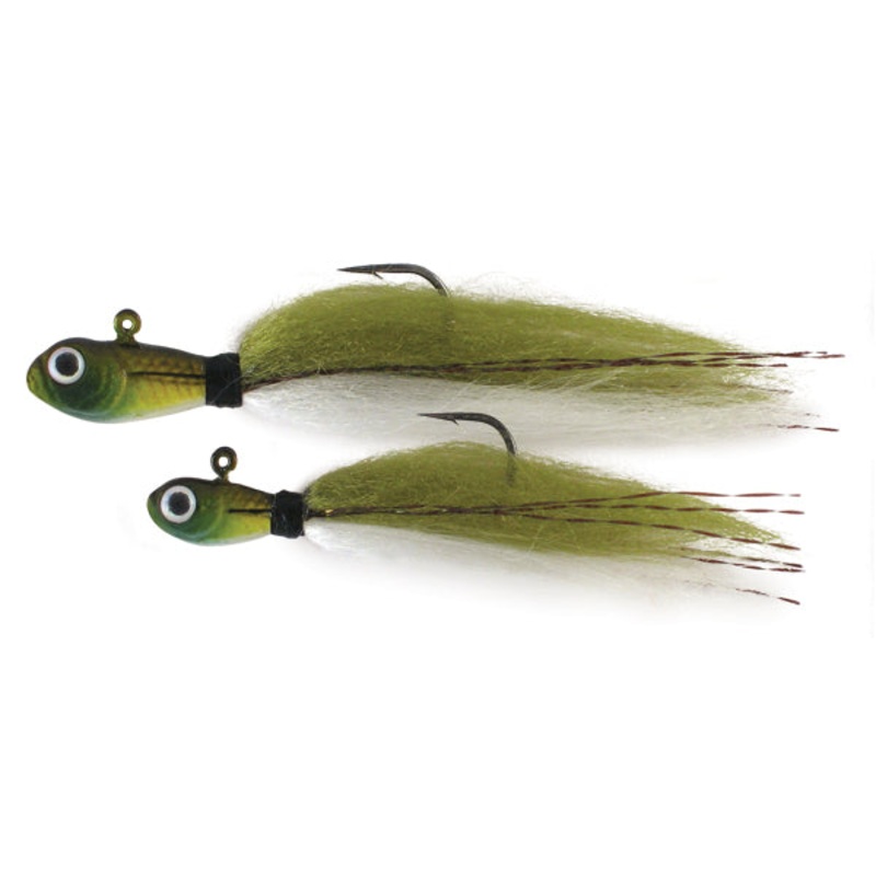 Phat Flies|Baby Bass|Blue Gill|Blue Shad|Chartreuse Ghost|Grey Ghost|Black|1/8oz|1/16oz