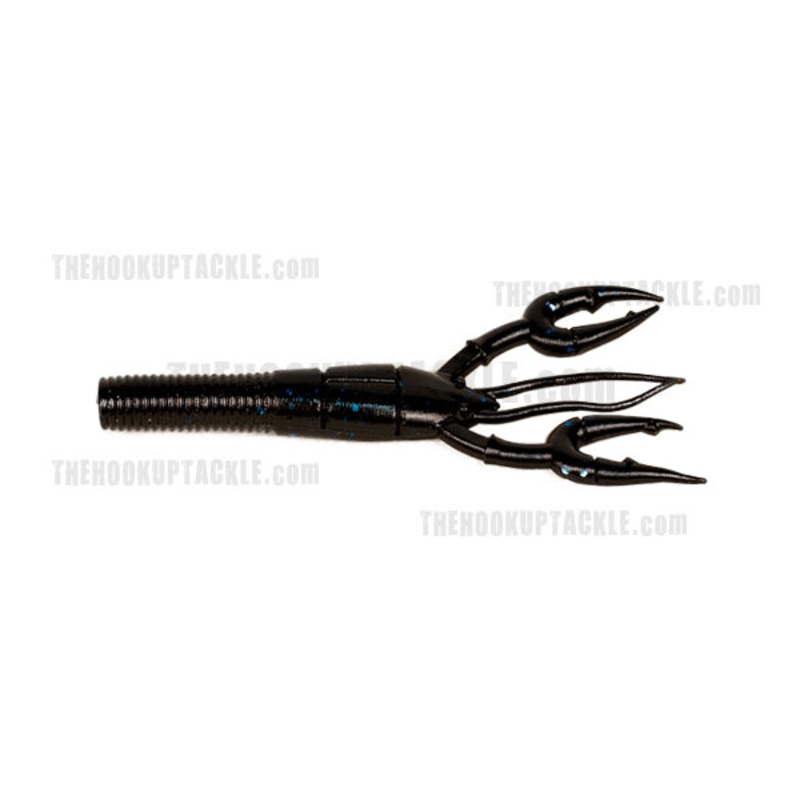 Fat Baby Craw|Black w/ Blue Flake|Cinnamon w/ Black & Purple Flake|Fading Watermleon w/ Black Flake|Green Pumpkin w/ Black Flake|Green Pumpkin w/ Green & Purple Flake|Green Pumpkin w/ Purple & Copper Flake|Rootbeer w/ Green & Copper Flake|Watermelon w/ Re