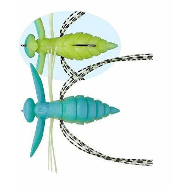 Gizmo|Frog|Green Pumpkin|Killer Bee|Pearl White|Solid Black|Cotton Candy|Dragonfly|Blue Back Chartreuse|Bone|Bubblegum|Site Black|Chartreuse Orange Marble|Gizmo