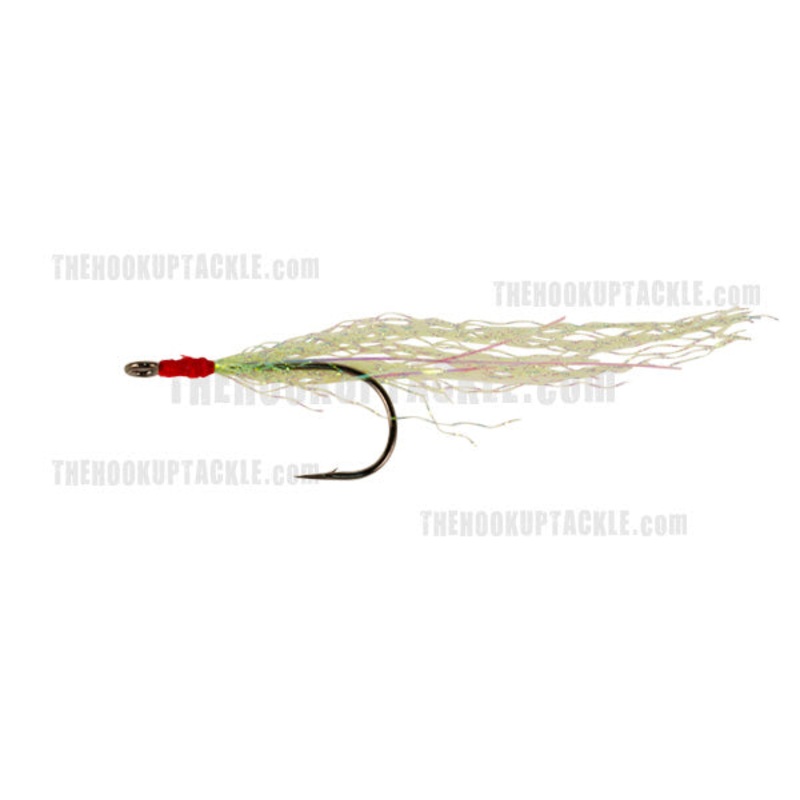 Tinsel Hook|Chartreuse|Pearl|Size 1/0|Size 1