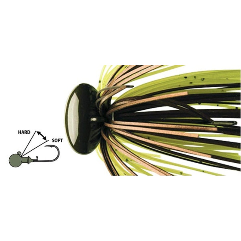Head Lock Weedless Jigs|Biwako Special|Black Blue|Green Pumpkin|Orange Edge|Sakura Baby II|Scale Scuppernog|Scale Black|Fire Edge|1/2 oz|3/8 oz