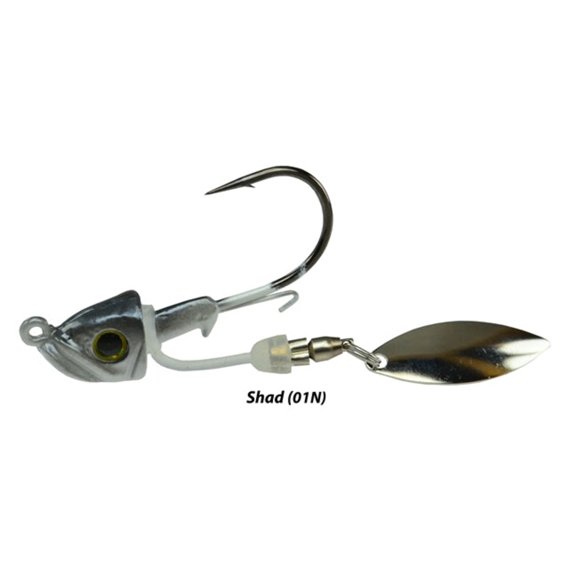 Single Barrel Underspin|Green Gizzard Shad|Shad|1/8 oz|3/16 oz|1/4 oz|3/8 oz|1/2 oz|3/4 oz|1 oz