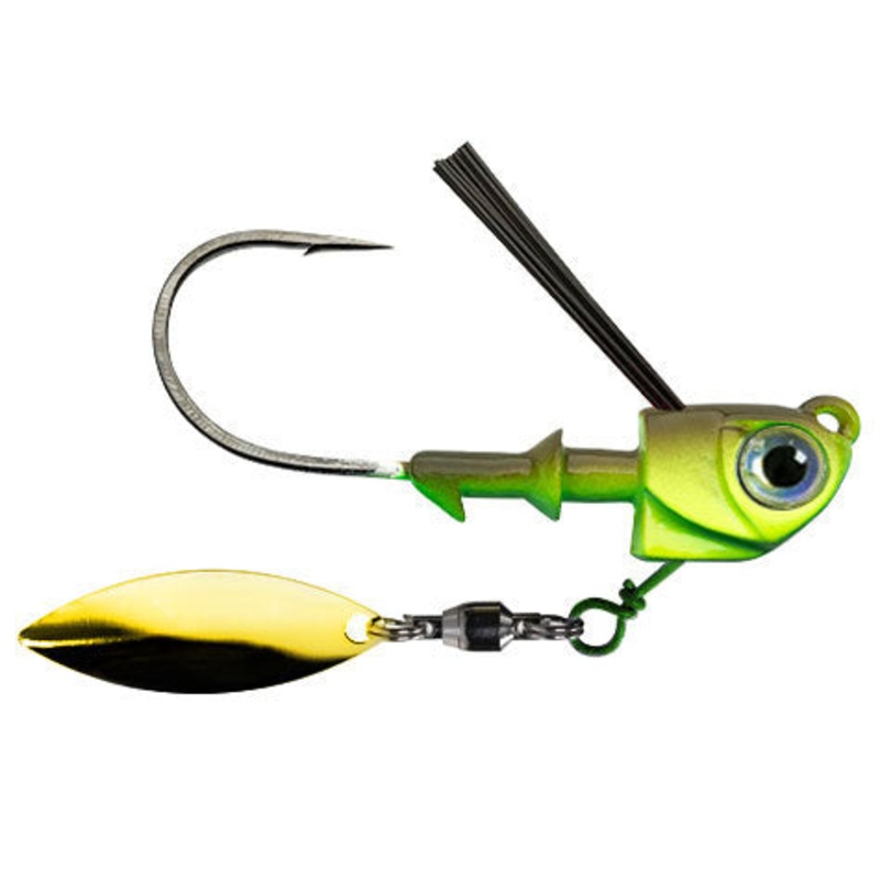 Weedless Underspin|Sexydine/Gold|DCP/Gold|Bishop/Silver|Flagship/Silver|Sexydine/Silver|Raw/Silver|1/4 oz|3/8 oz|1/2 oz|3/4 oz