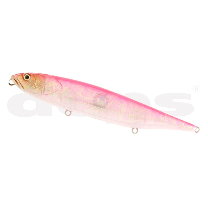 Huge Pencil Skater|Aurora Pink|Black Gold|Ghost Chartreuse Back|Crackle Chartreuse Back|Deadly Keta Hasu|Konoshiro|Matte Chartreuse|Chartreuse Head Mojito|Cotton Candy|Hot Tiger|Rattling|Silent