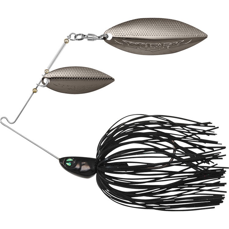 Steez Spinnerbait|Black|Bluegill|Crystal White|Chartreuse Gold Ayu|Silver White|Spark Red|Wakasagi|White Chartreuse|Smoke Shad|Kurokin|Lime Chartreuse|1/2 oz DW|1/2 oz TW