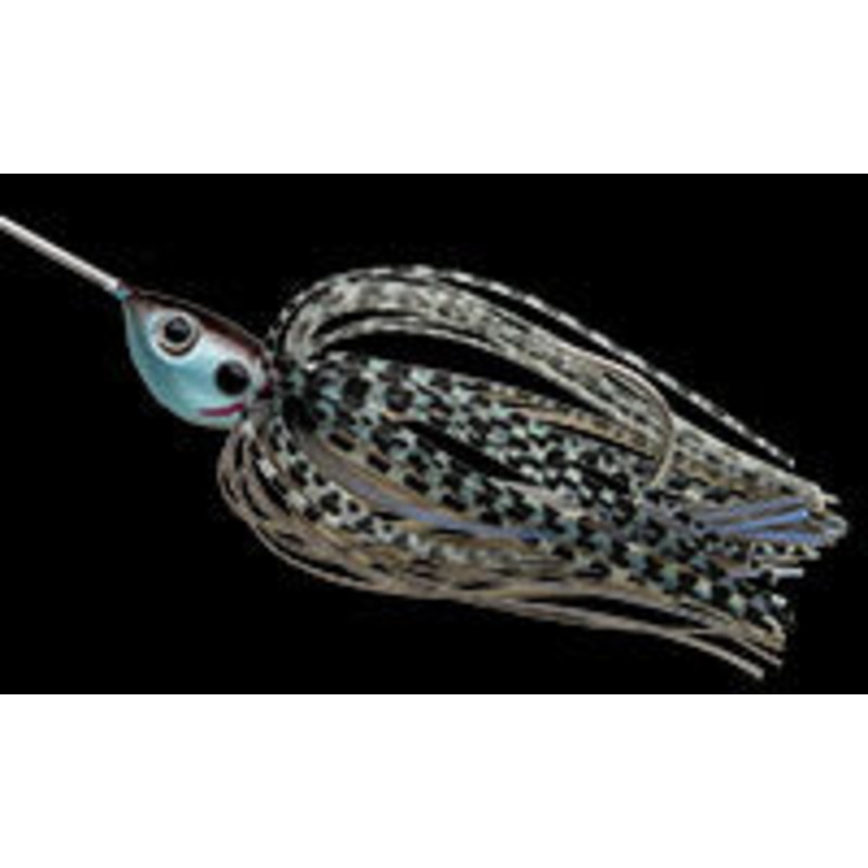 Volcano II Buzzbait|3/8 oz|Live Bluegill|Muddy Crazy Black