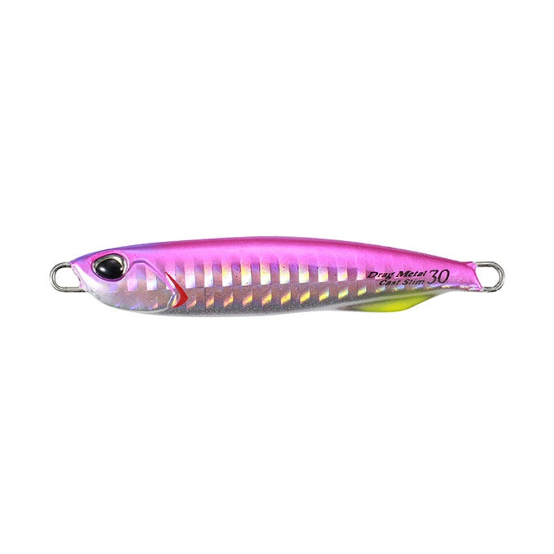 Drag Metal Cast Slim|Pink Back|Sardine|Sardine PB|Akakin|Bluepin Glow Zebra|Real Silver Nago|Real Sardine|Real Aji|Real Mackeral|Pink Gold Zebra|Zebra Glow|Shirasu|Real Kiss|Real Dotted Gizzard|Real Gold Nago GB|20g|30g