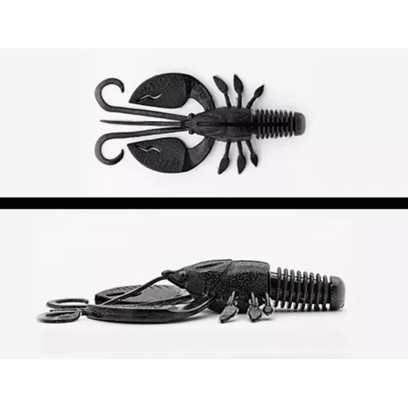 Gadget Craw|Solid Black|Sapphire|Weed Shrimp|Scuppernog|Ebimiso|Sujiebi|Spawning Shrimp|Green Pumpkin Chartreuse|3.8 inch