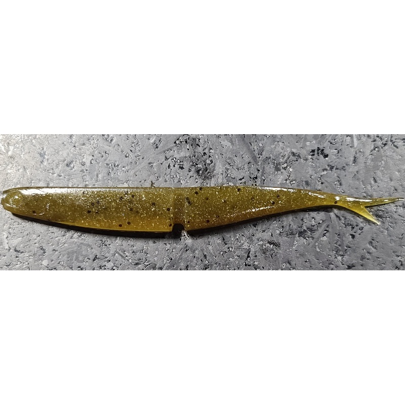 Nekosogi Stick Bait|Hiuo|Green Pumpkin|Electric Shad|5.5 inch