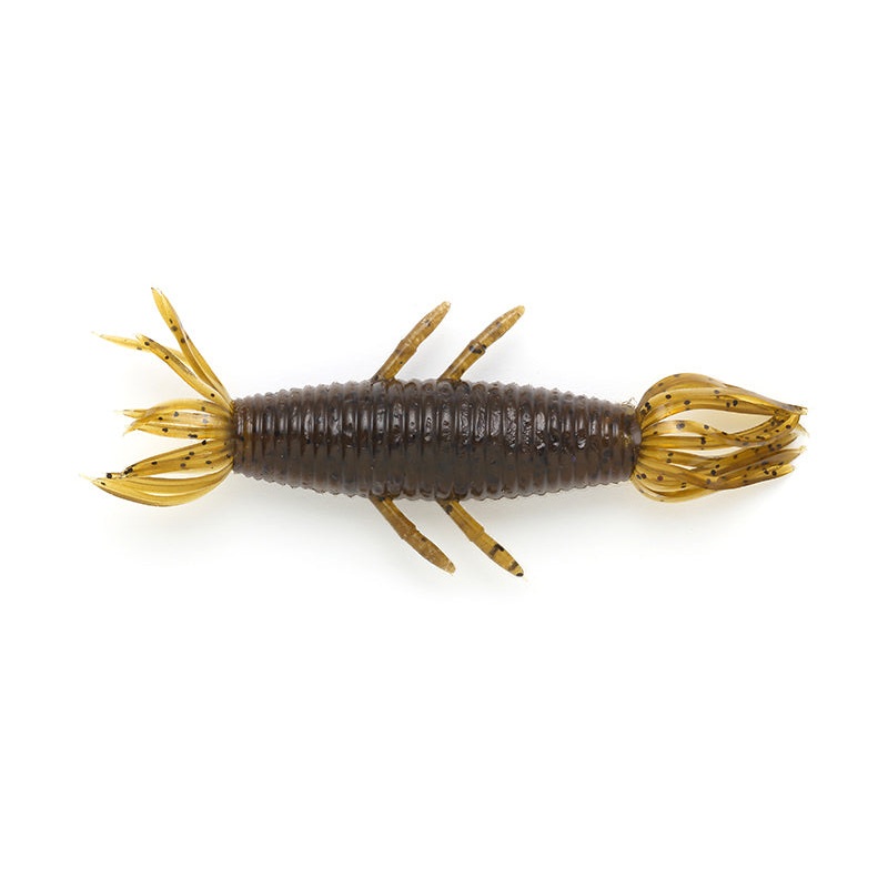 Fula Shrimp|Green Pumpkin Pepper|Clear Green Pumpkin Blue Pearl Belly|Numa Shrimp Blue Flake|Lake Shrimp|Scuppernog|Chartreuse Head Green Pumpkin|Green Pumpkin Red Flake|3 inch