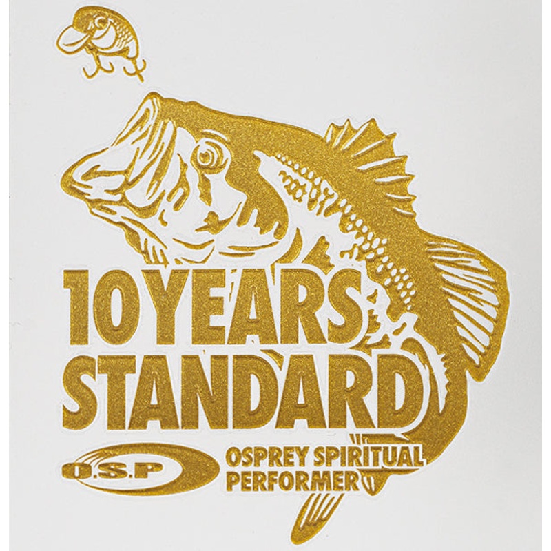 OSP 3D Sticker|Gold- 10 Year Standard|Silver- OSP Logo|3D Sticker