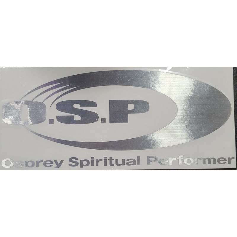 OSP Logo Sticker|Ex-Small|Small|Large|Ex-Large|White|Orange|Navy|Silver