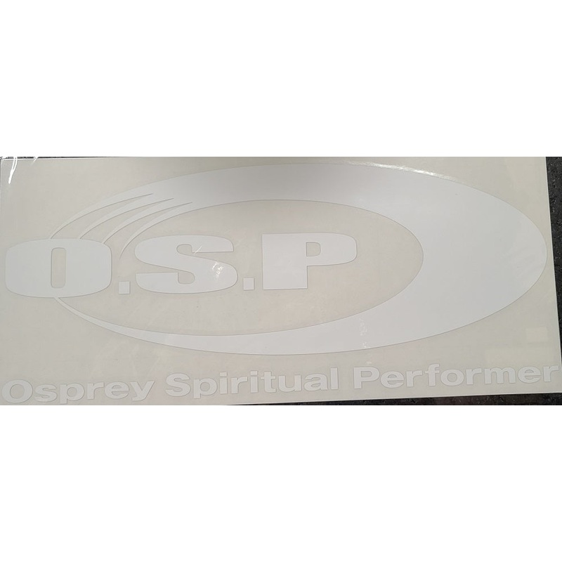 OSP Logo Sticker|Ex-Small|Small|Large|Ex-Large|White|Orange|Navy|Silver