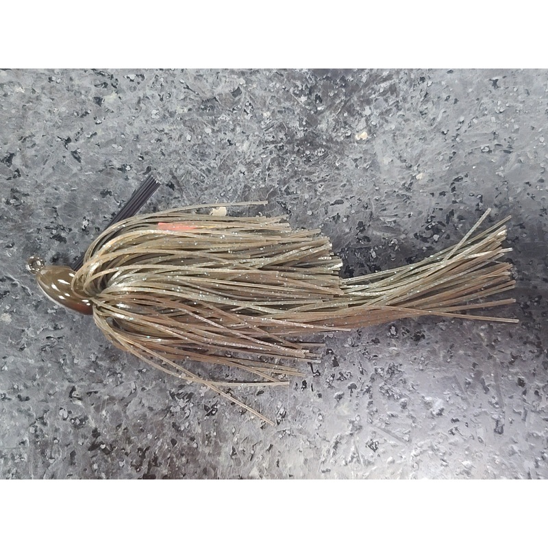 RC Flat Back Jig|Brown Black|Green Pumpkin Blue Flake|Black Blue Flake|Sakura Shrimp|3/8 oz|1/2 oz