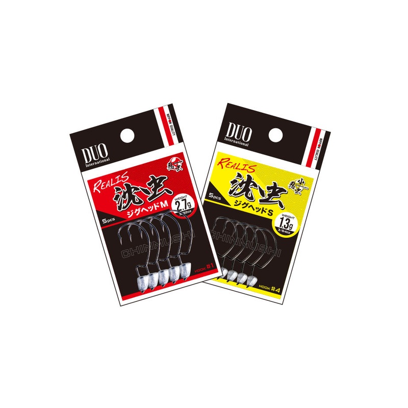 Chinmushi Jig Head|1.3G|1.8G|2.7G|Small (|4)|Medium (|1)