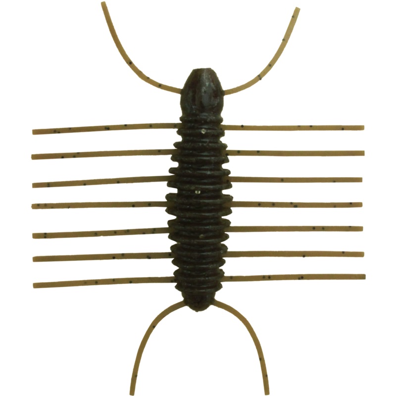 Miharamushi Pellet Bug|Green Pumpkin|Imae Green Pumpkin|Numa Ebi Blue Flake|Laydown Shrimp|Stealth|Super Black|2 inch|40mm