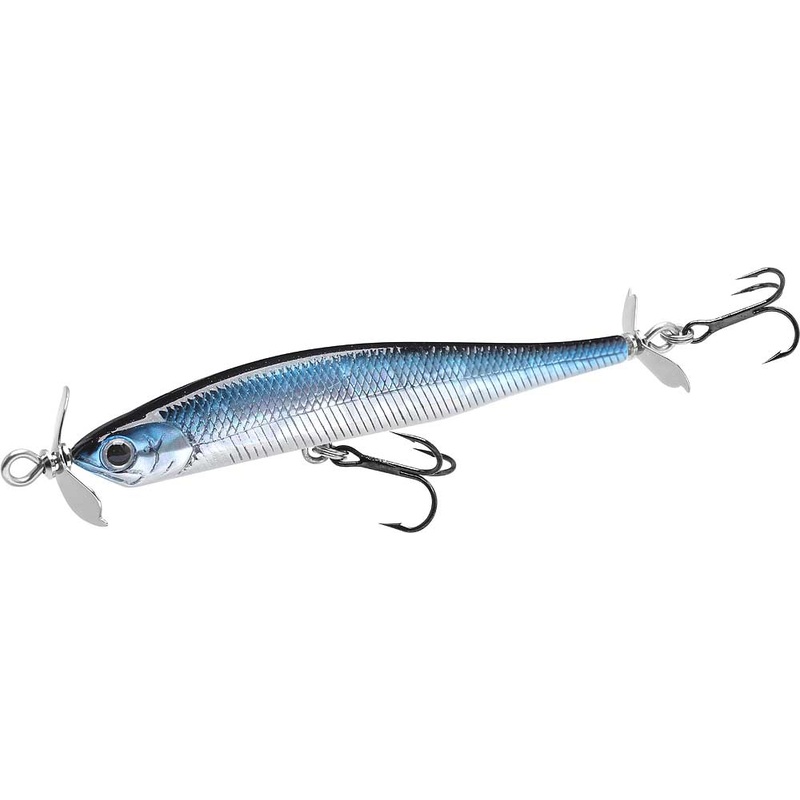 Screw Pointer 80|Aurora Black|Pearl Threadfin shad|Ghost Minnow|Chartreuse Shad|BE Gill|Bone Pro Blue|MS American Shad|Screw Pointer 80