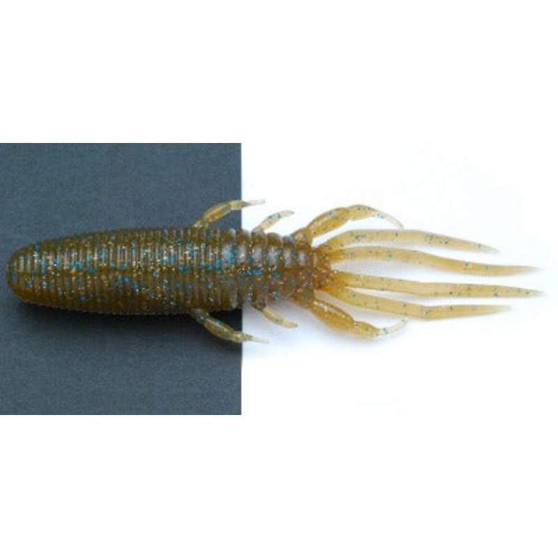 Buggy Craw|Green Pumpkin Seed|Sand Shrimp|Tenaga Ebi|Lime Chartreuse|Scuppernog|Dark Cinnamon Blue|Amezari|Guripan Sukeru|Pile Shrimp|4 inch