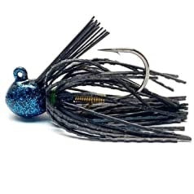 Finesse Cover Jig|Black Blue Flake|Copper Craw|Pumpkin Pepper Green Flake|Smoke Blue|Watermelon Candy|1/3 oz
