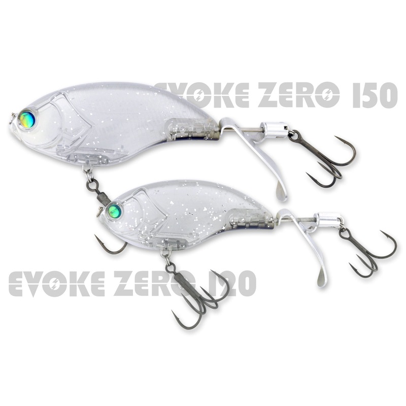 Evoke Zero|Bone Shad|Blue Back Herring|Visible Black|Scum Perch|Glass Cat|Sexy Shad|Matte Chartreuse|Pink Back|Chrome Black Back|Wakasagi|Evoke Zero 120|Evoke Zero 150
