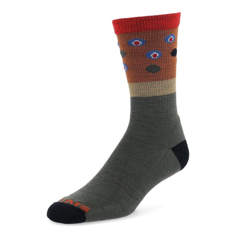 Daily Sock|Medium|Large|XL|Troutscape|Cutty Red|Carbon|Regiment Camo Olive Drab|Rainbow Trout|Steel Grey|Americana|Navy