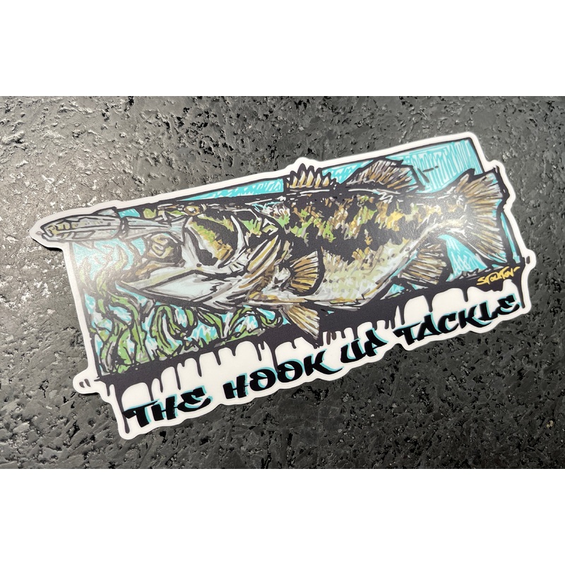 Swimbait Largemouth Logo Sticker