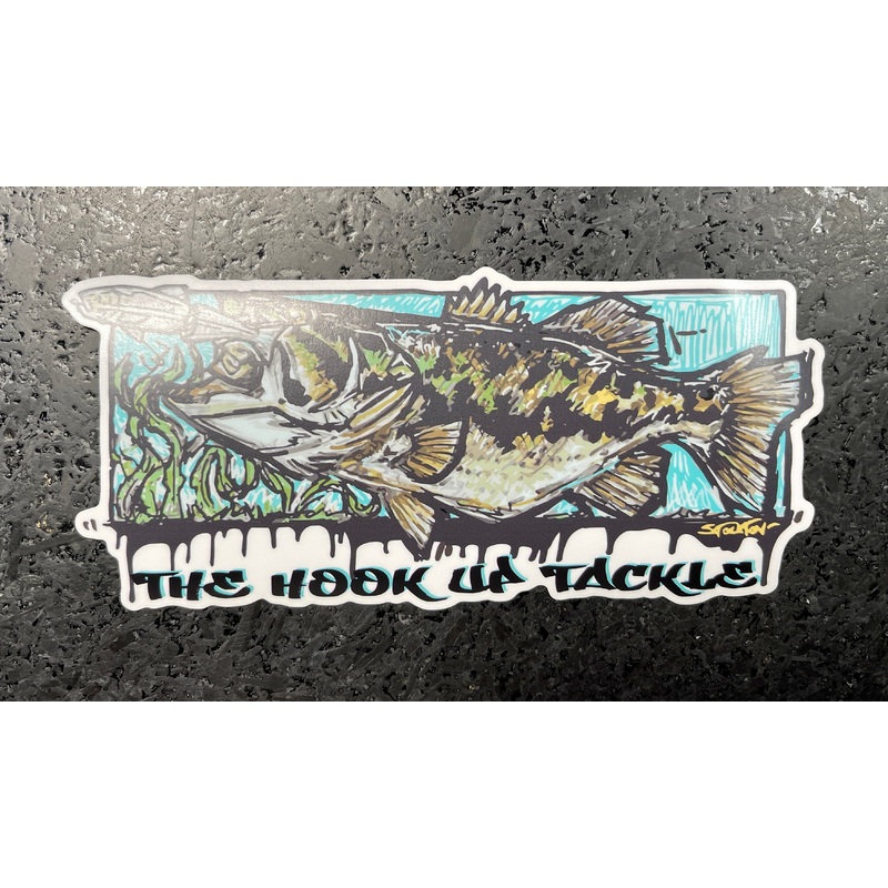 Swimbait Largemouth Logo Sticker