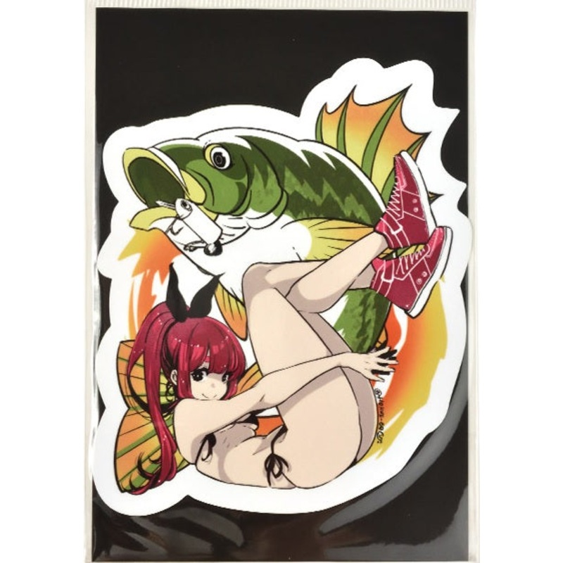 Fish Art Sticker|Bass|Rainbow|Seabass|Buri|Hiramasa|Yamame|Smallmouth|Suzuki|Tairyo Wakasagi|Tairyo Tachiuo|Tairyo Iwashi|Koi|Largemouth|Bincho|Tachiuo|Kanpachi|Kihada|Raigyo|Namazu|Kensakiika|Rai Chan|Iku Chan|6 x 4 inch