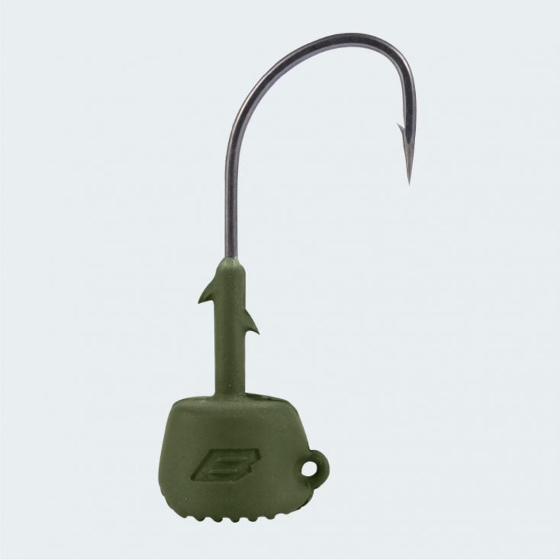 Draggin Ned|Black|Green|1/16 oz Size 1|1/16 oz Size 1/0|1/8 oz Size 1|1/8 oz Size 1/0|3/16 oz Size 1|3/16 oz Size 1/0|1/4 oz Size 1/0