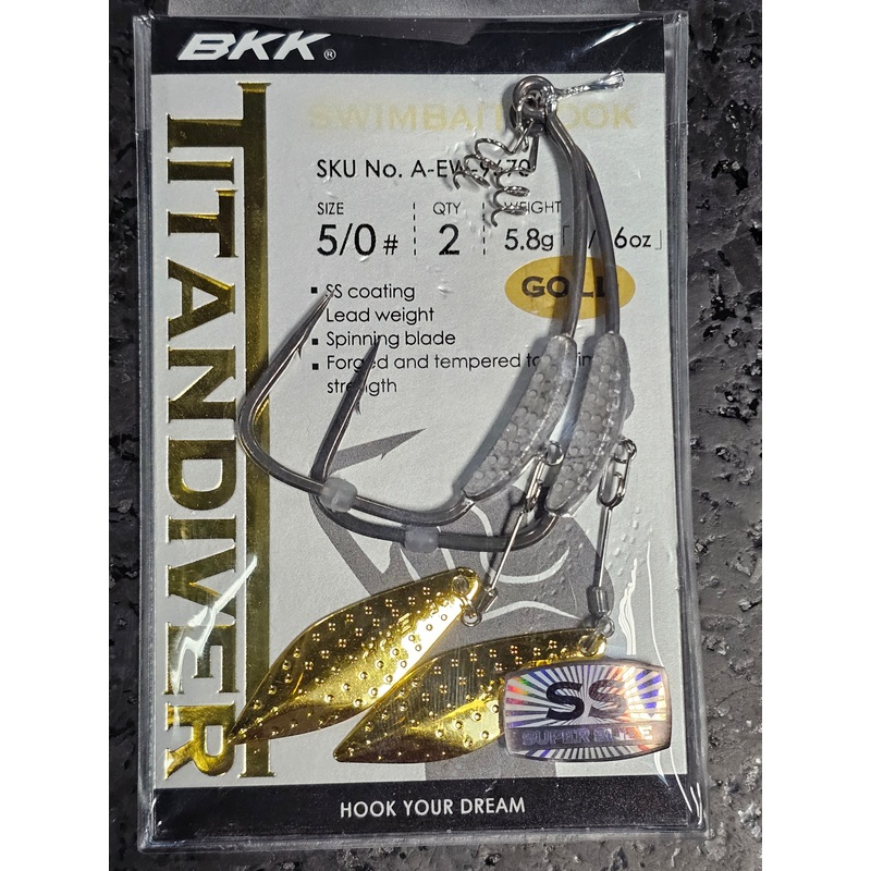 Titan Diver|Size 1/0 1.8g|Size 3/0 3.8g|Size 4/0 4.8g|Size 5/0 5.8g|Size 2/0 1.8g|Size 2/0 2.8g|Size 6/0 7g|Size 8/0 10.5g|Size 10/0 14g|Size 3/0 1.8g|Black/Silver Willow|Black/Gold Willow