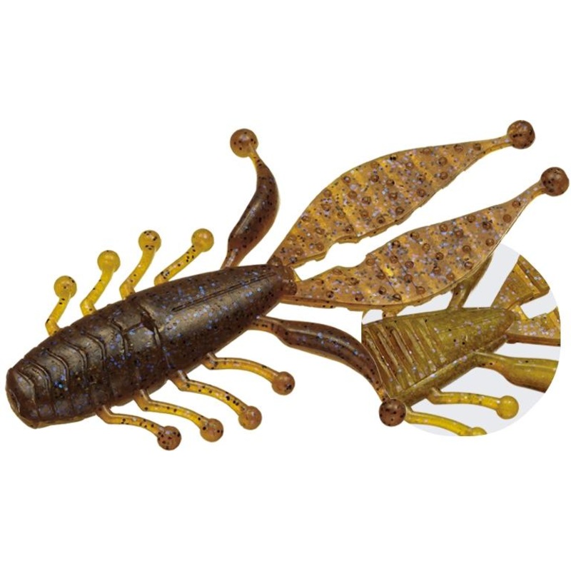 Kicker Bug Magnum|Baby Gill|Big Bite Chartreuse|Black Blue Tip|Black Red Tip|Danger Craw|Frog|Green Pumpkin Blue Craw|Green Pumpkin Chartreuse Tip|Grass Craw|White Clear Silver Flake|Scuppernog|Green Pumpkin|Light Green Pumpkin Blue|5.5 inch