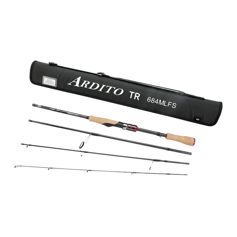 24 Ardito Premium Travel Rods|4 piece Casting | 6’10” MH Fast|4 piece Spinning | 6’8″ ML Fast|Ardito 4pc Travel Rods