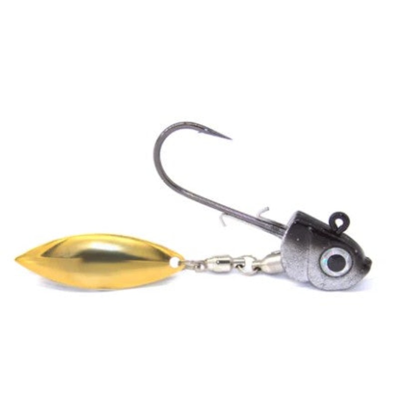 Down Under XL Underspin|Ol’ Faithful Raw Silver|Ol’ Faithful Raw Gold|Black Shad Silver|Black Shad Gold|Blue Shad Silver|Blue Shad Gold|Chartreuse Silver|Chartreuse Gold|Snow White Silver|Snow White Gold|3/8 oz 4/0|1/2 oz 5/0