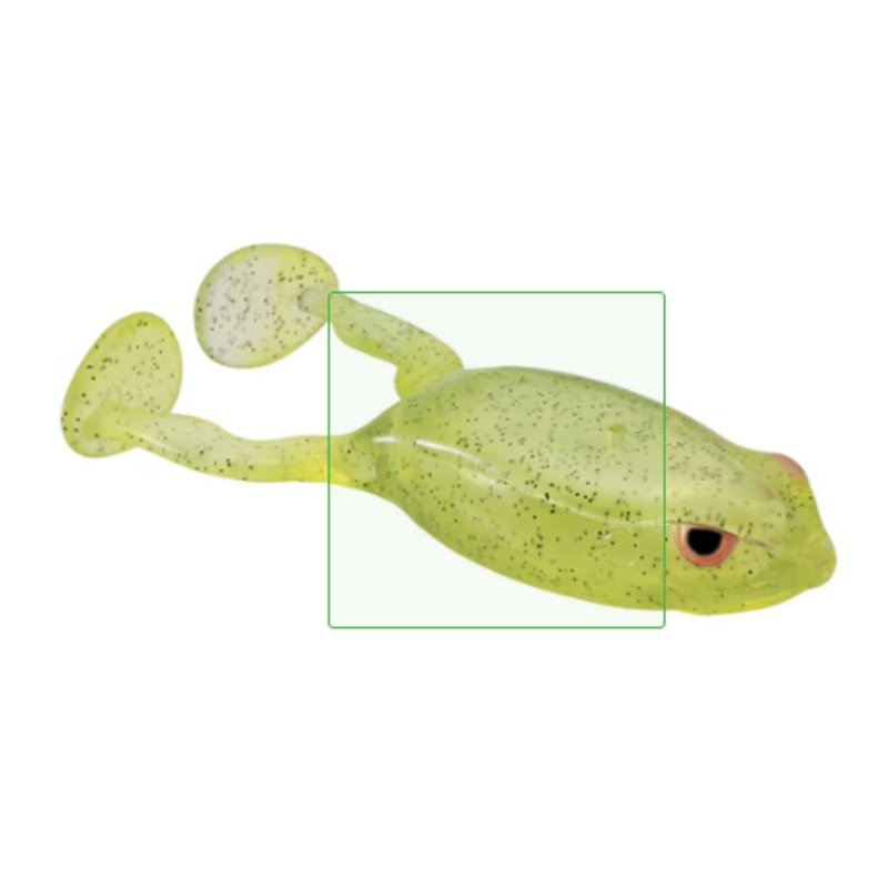 Flappin Frog|Albino|Green Pumpkin|Green Tree|Killer Gill|Leopard|Midnight Walker|Natural Green|Natural Red|Nasty Shad|Rainforest Black|Red Ear|Yellow Sparkle|Flappin Frog