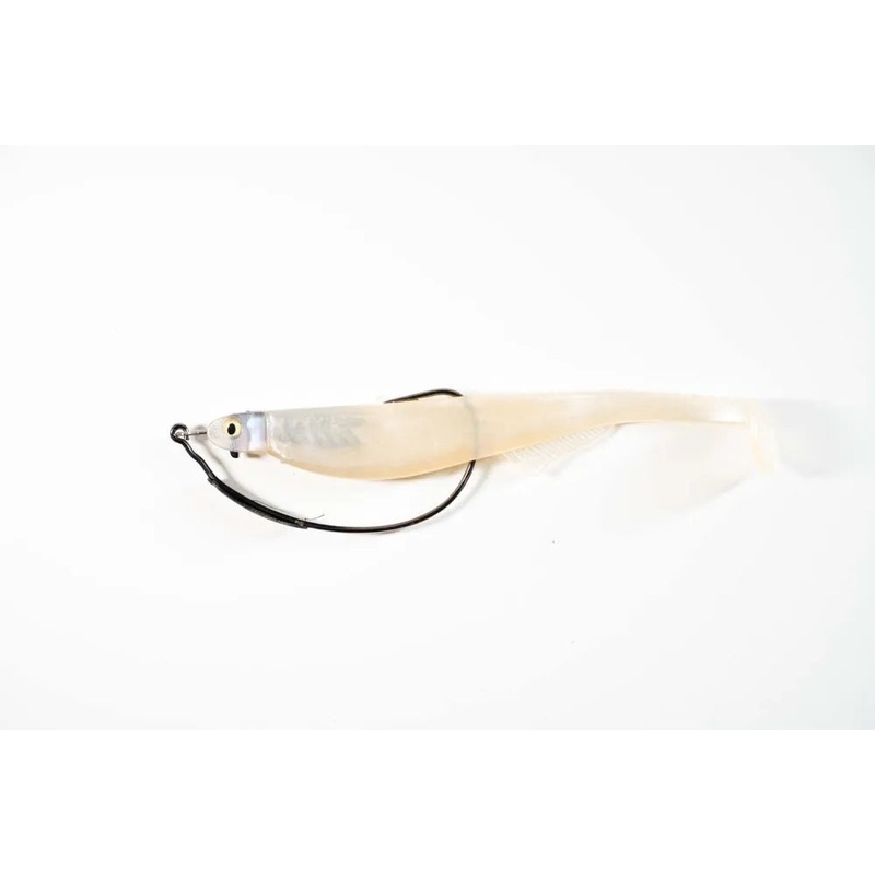 Hatch Match Swimmer Weedless|Bluegill|Dark Shad|Green Pumpkin|White Gold|6 inch