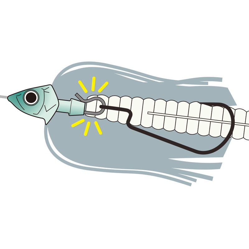 Glidehead Spinnerbait|Blue Smoke – |03|Lime Chartreuse – |04|Ayu – |08|Dead Grass – |10|Green Crystal – |16|Bubblegum Pro Blue – |24|Glidehead 3/8oz