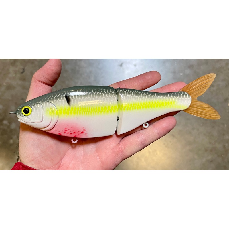 Joey Shad|Sexy|Perch|Brown Back Shad|Shiner|Bone/Blood Splatter|Purple|Bluey|Threadfin|Gizzard|Dirty Bone|Silver/Black|8 inch