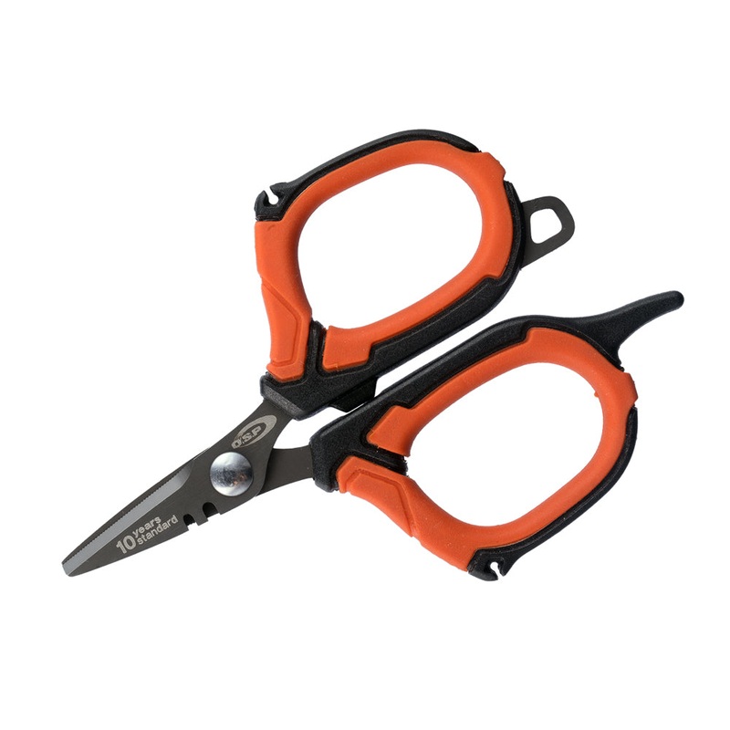 Serrated Line Scissors|Red|Orange|Light Blue|OSP Serrated Line Scissors
