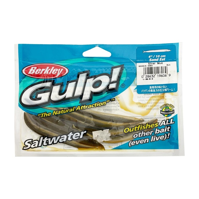 Berkley Gulp Sand Eel 4 Soft Plastics