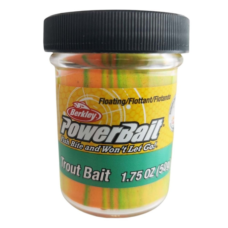Berkley Powerbait Trout Bait|Fl Orange|Rainbow|Yellow|Chartreuse