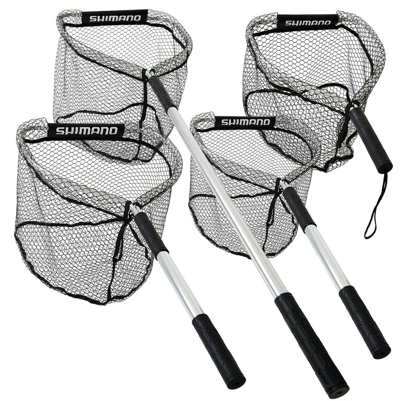 Shimano Wide Mesh Landing Net|LARGE 500 WIDE MESH – BLACK|LARGE 1000 WIDE MESH – BLACK|KAYAK 250 WIDE MESH – BLACK|SMALL 500 WIDE MESH – BLACK|X-LARGE 1000 WIDE MESH – BLACK