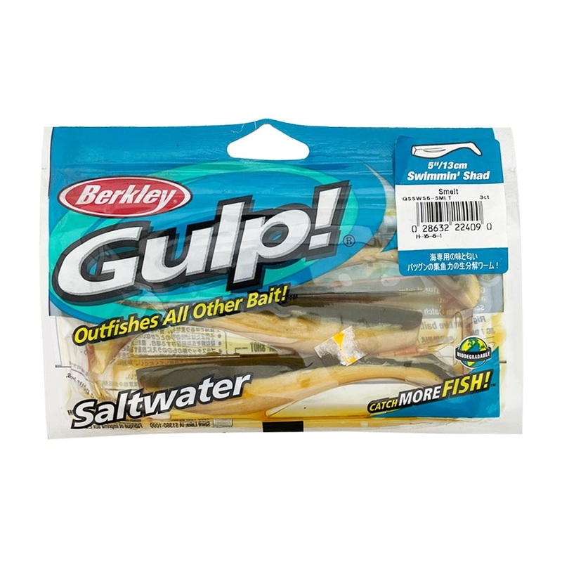 Berkley Gulp Swimmin Shad 5 Soft Plastics