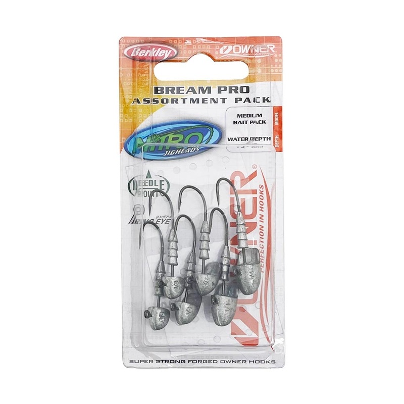 Berkley Nitro Bream Pro Assortment Pack Jig Heads