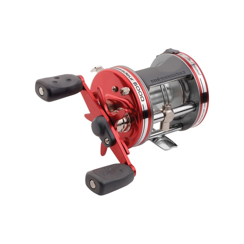 Abu Garcia Ambassadeur 6000 Red Baitcast Reel