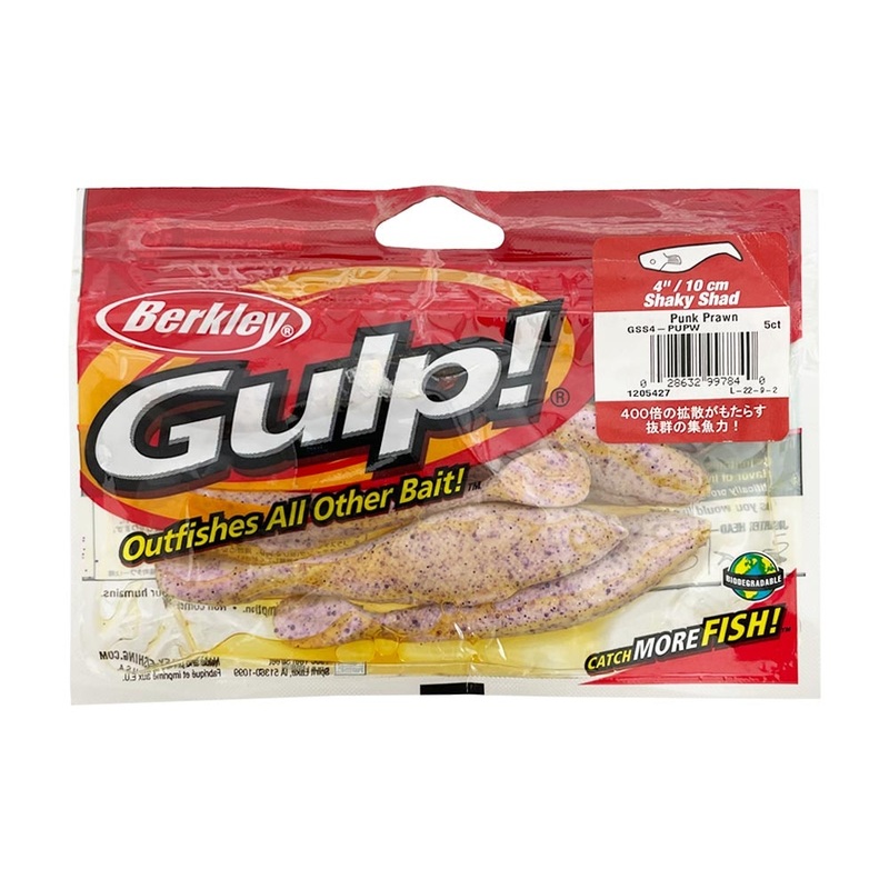 Berkley Gulp Shaky Shad 4 Soft Plastics